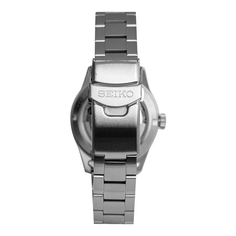 Jam Tangan Pria Seiko 5 Sports SRPJ81K1 Mid-Field Sports Style Automatic Men Black Dial Stainless Steel Strap