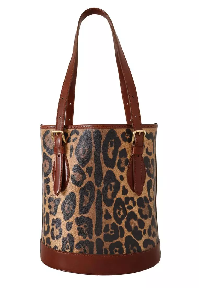 Buy Dolce Gabbana Dolce Gabbana Leopard Pattern Shopping Tote