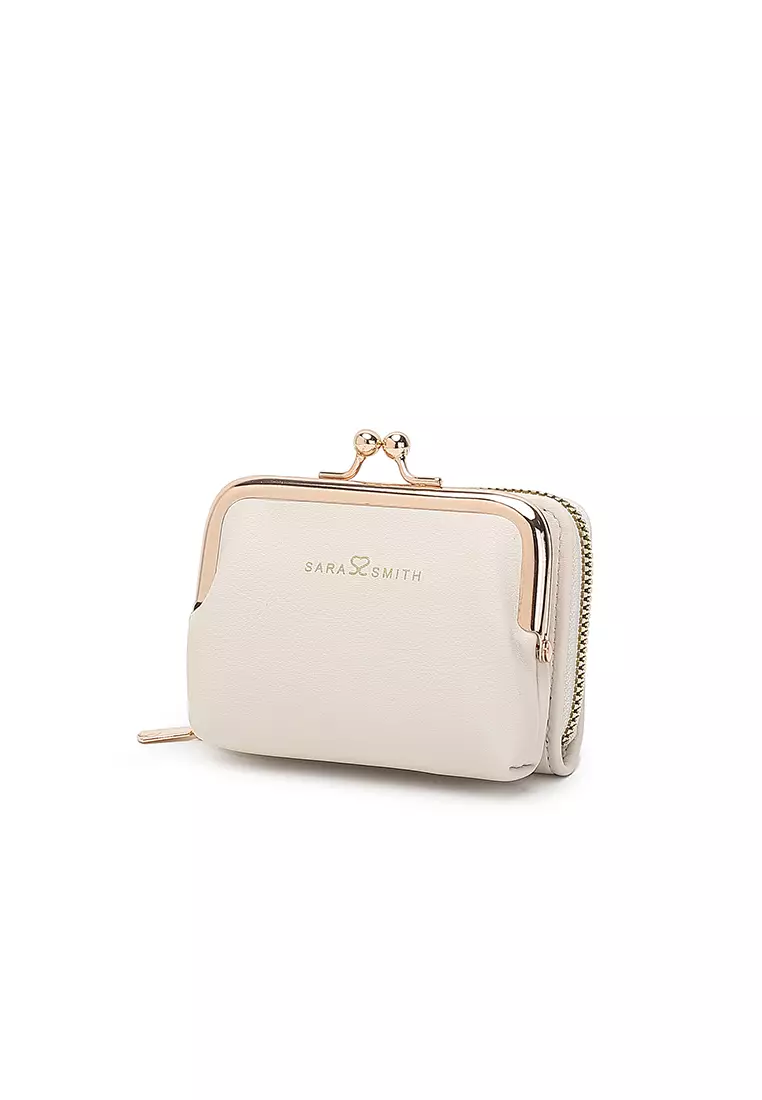 Women's Short Wallet / Purse - White