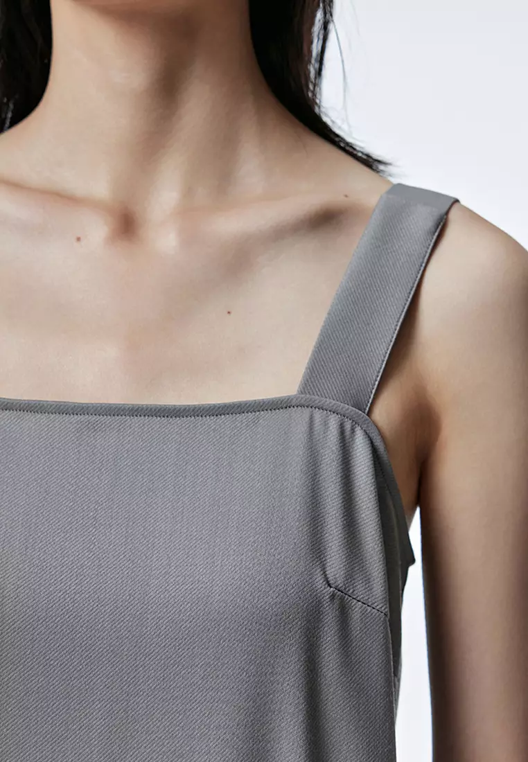 女士簡約寬鬆吊帶連衣裙