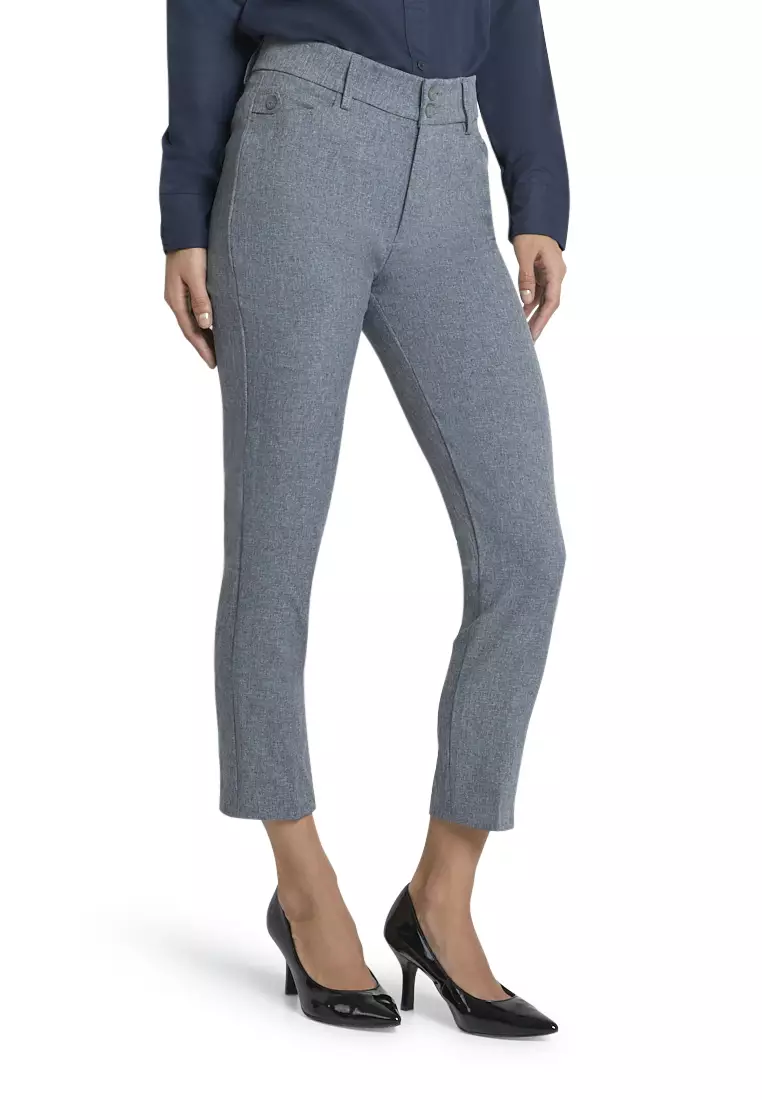 Garwyn Celana Kerja Long Pants Bawahan Wanita Formal Premium Quality - Abu Muda