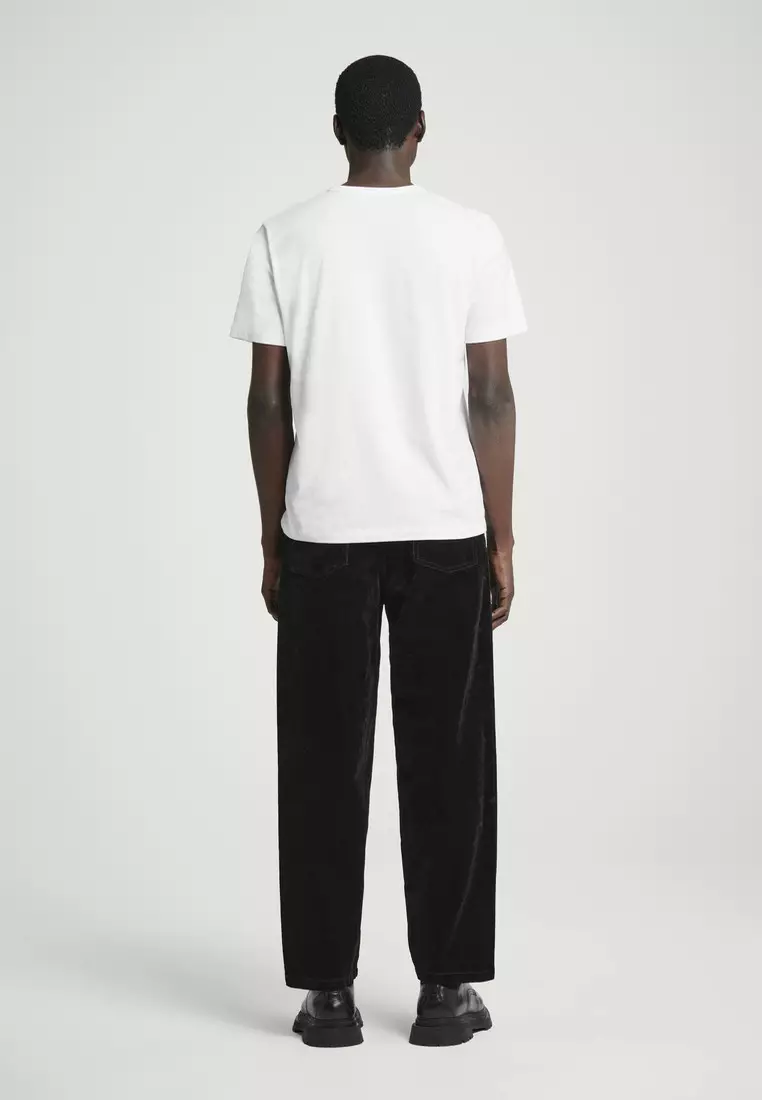 REGULAR BRUSHED-COTTON T-SHIRT