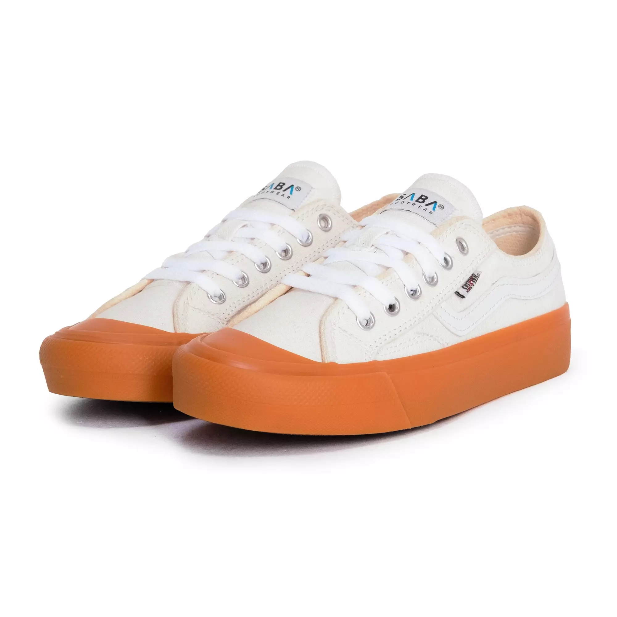 SABA Veloz All Off White Gum - Sepatu Sneakers Casual Pria Wanita