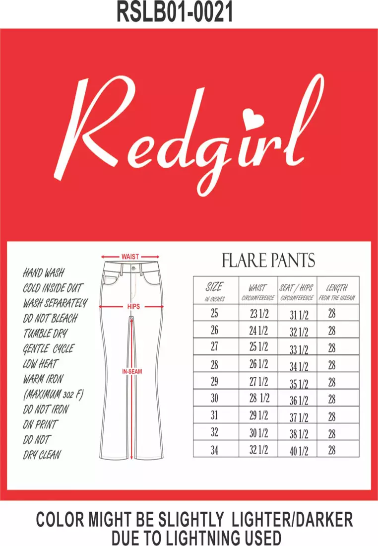 Denim Long Pants Flared Ladies