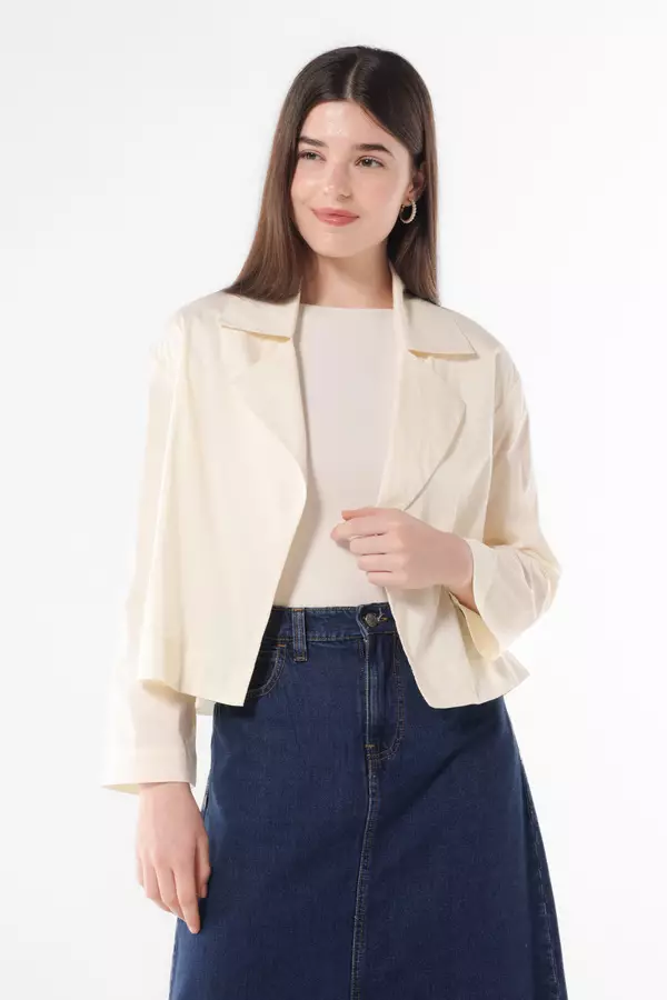 MINIMAL - Blanche - Lightweight Jacket - Off White Colour Offwhite