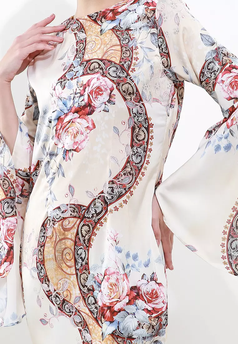 Chanira Festive Bella Gamis-Cream Multi