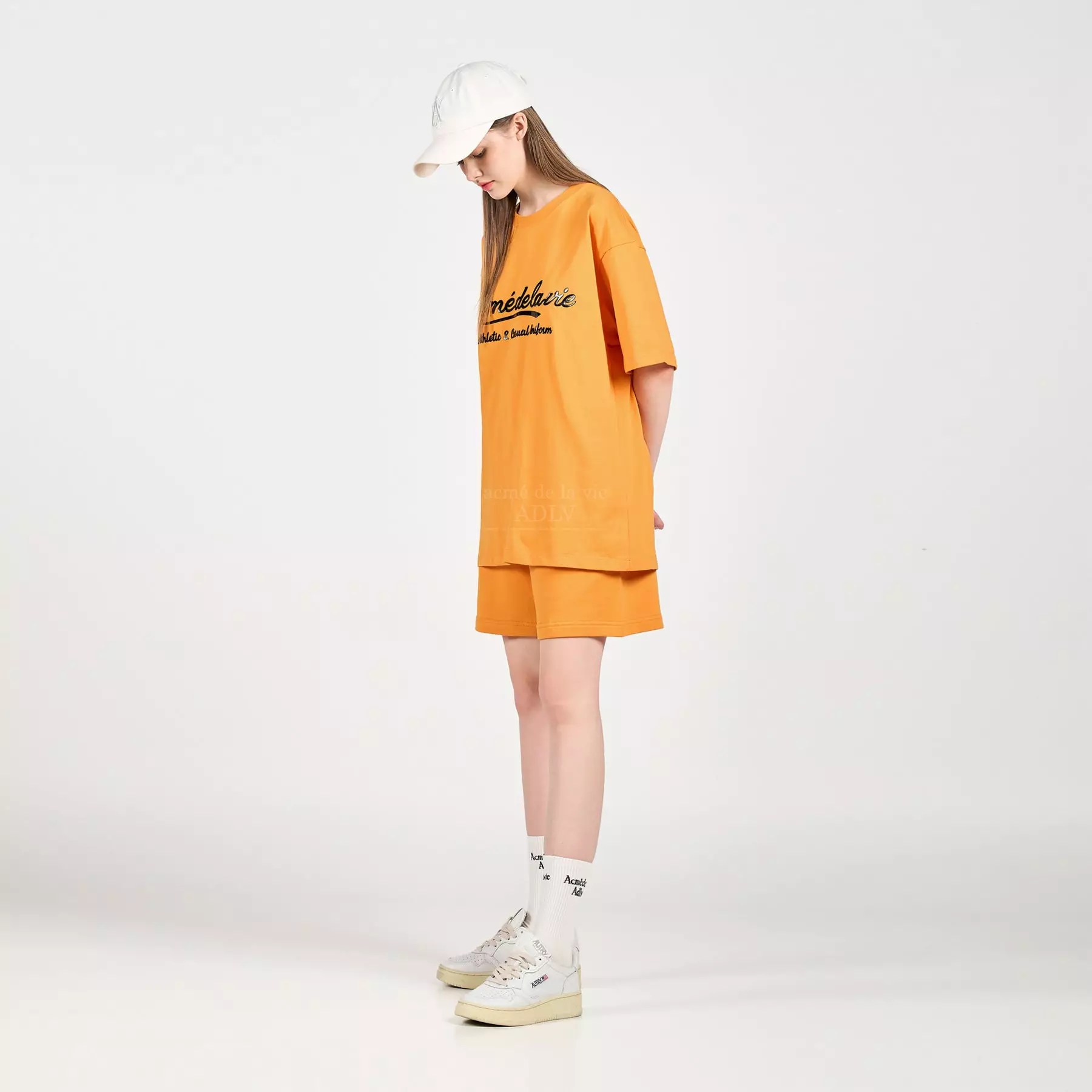 ADLV T-SHIRT ATHLETIC LOGO ORANGE