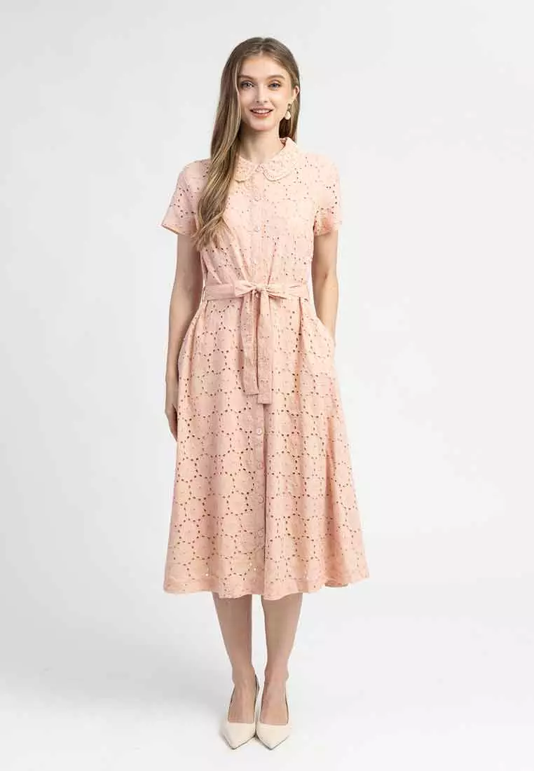 Diana Embroidered Shirt Dress