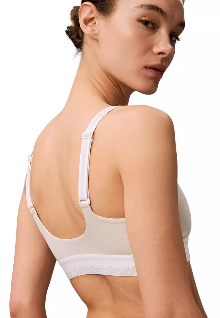 CKU Lightly Lined Bralette Chalk