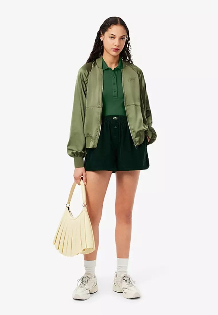 Slim Fit L.12.D Ribbed Cotton Polo Shirt