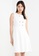 G2000 white Texture Knit Fit & Flare Dress CF375AA211A135GS_1
