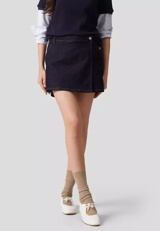 Denim Skort