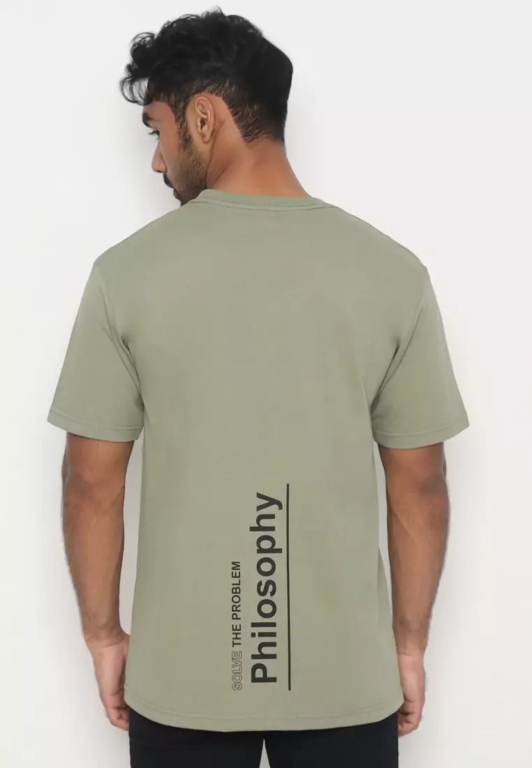 NX T-Shirt Cotton Combed Tebal Pria 207370281