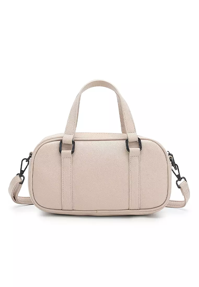 Women's Top Handle Bag / Sling Bag / Crossbody Bag - Beige