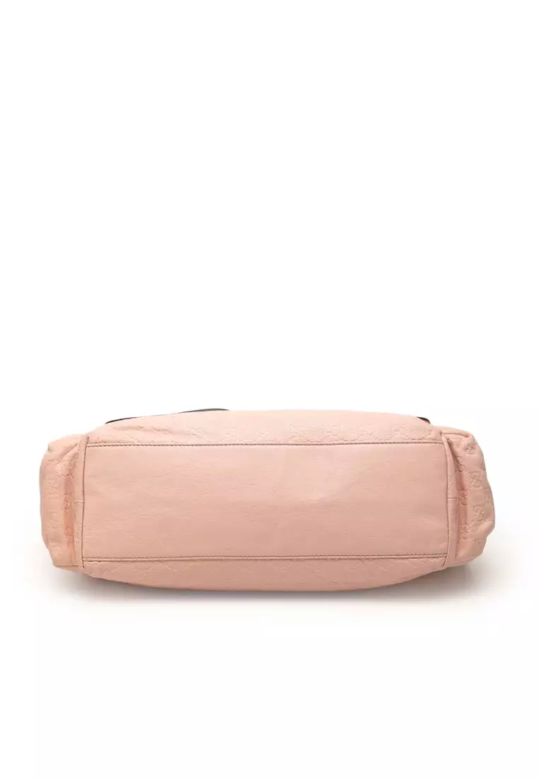 Pre-Loved Gucci Guccissima Web Flap Diaper Bag