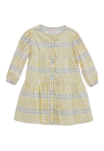 Jual Osella Kids Osella Baju Anak Perempuan Dress Polkadot Yellow Original Zalora Indonesia