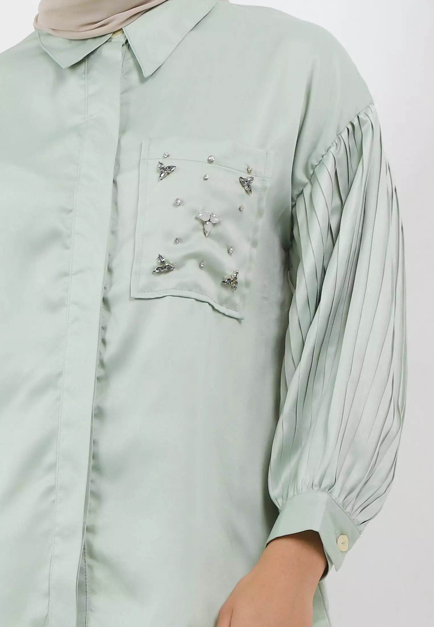 MFMW Killanara Atasan Blouse Green