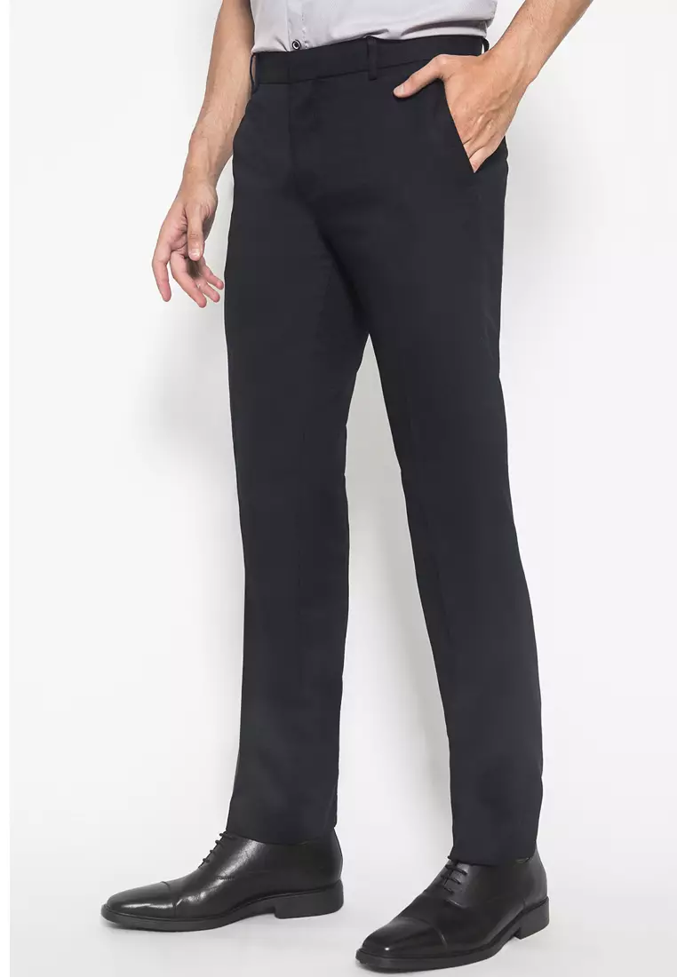Slim Fit - Celana Formal - Celana Pria - Double Pocket - F.958.010.127