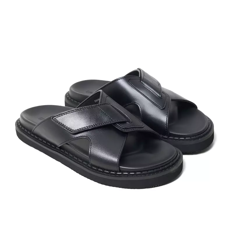 Sandal Kulit Pria Gino Mariani Arza Black