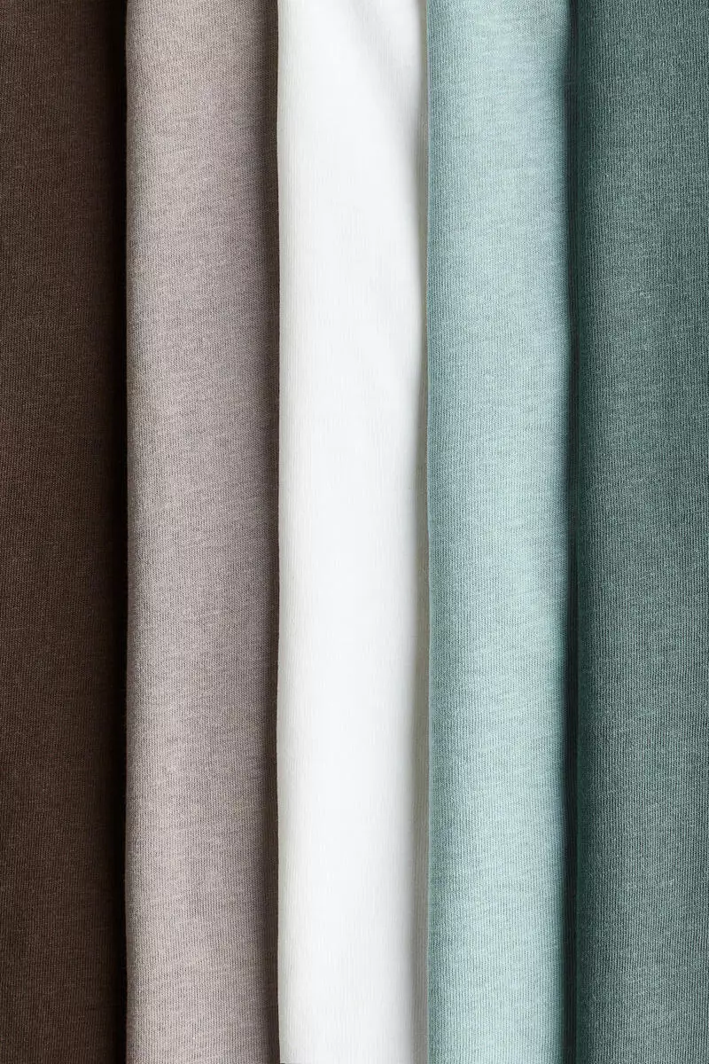 5-pack cotton T-shirts