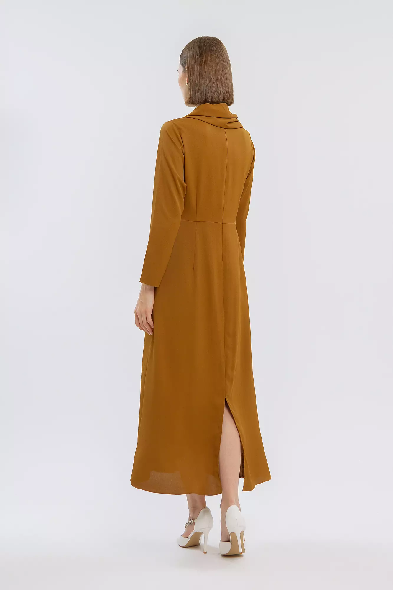 Minimal Kanaya Dress Ice Ginger Warna ICE GINGER
