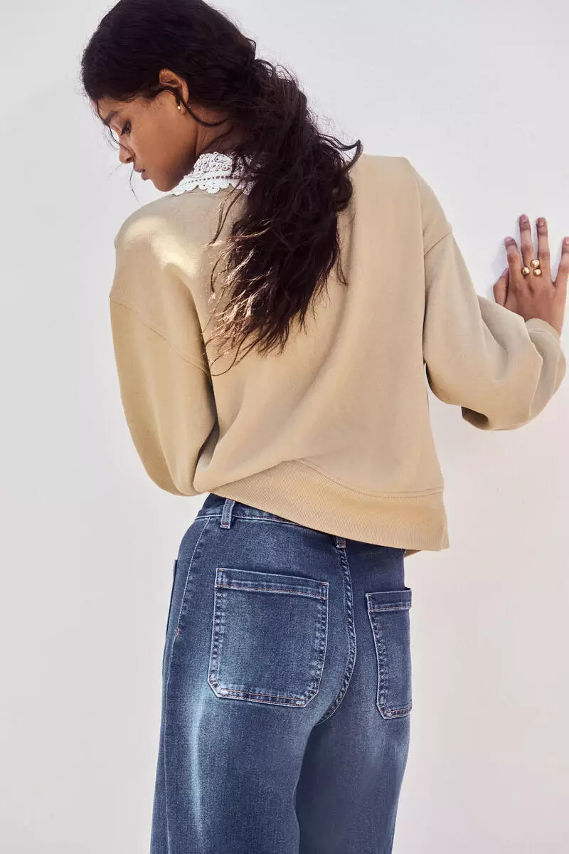 Wide High Waist Jeans