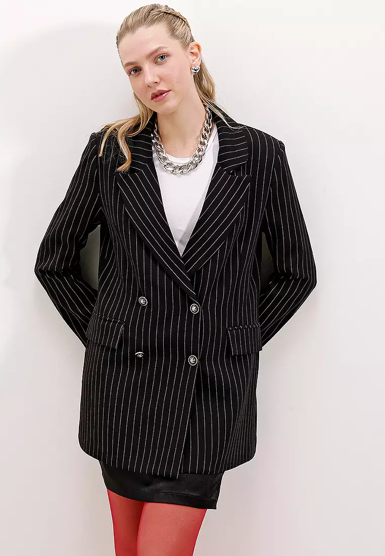 Striped Blazer Jacket