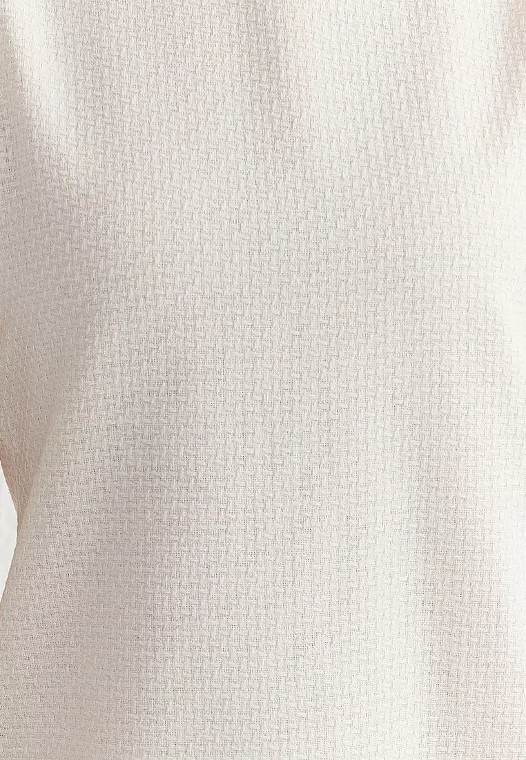 Cap Sleeves Mini Dress