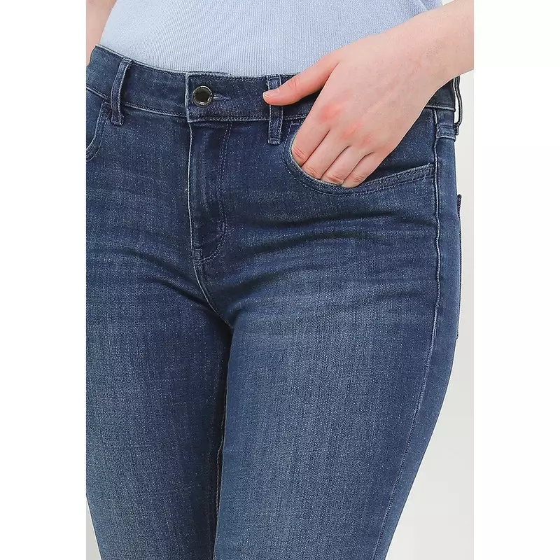Giordano Women's High Waist Pocket Jeans 0541501174