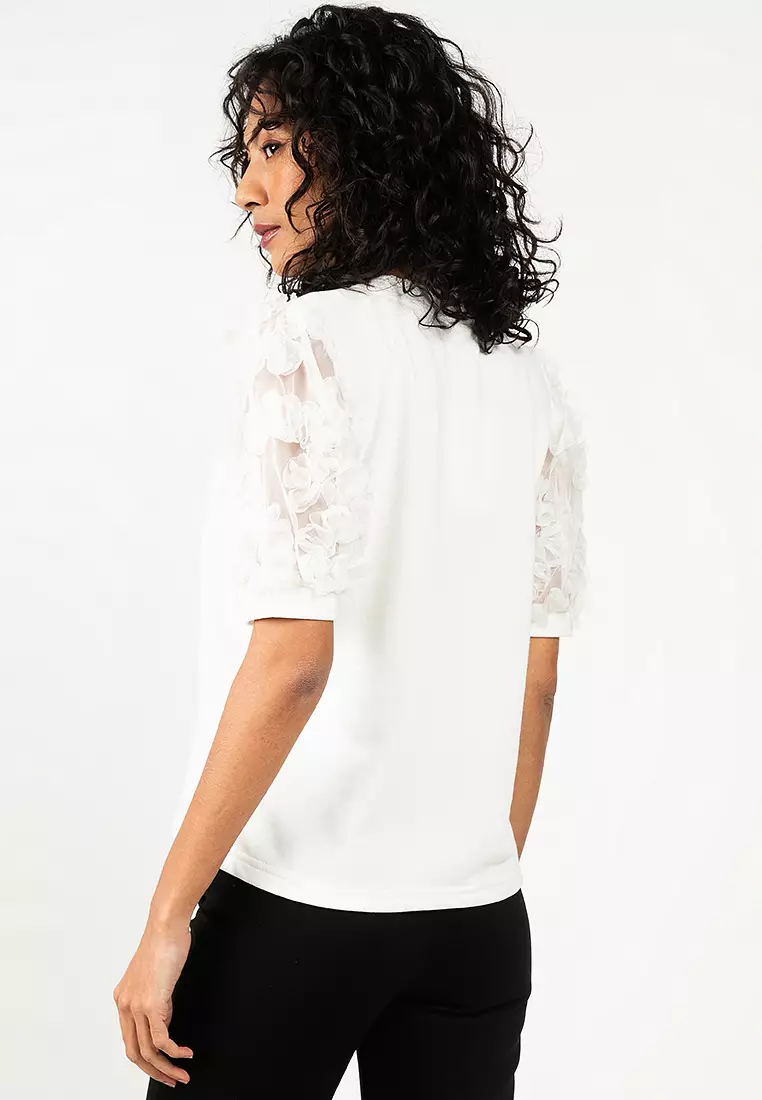 Short Sleeve Jersey Sweater