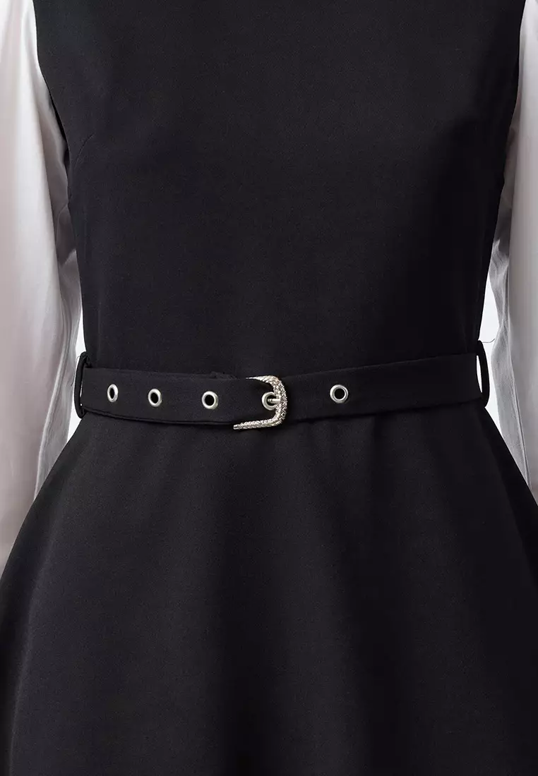 Belted Mini Dress