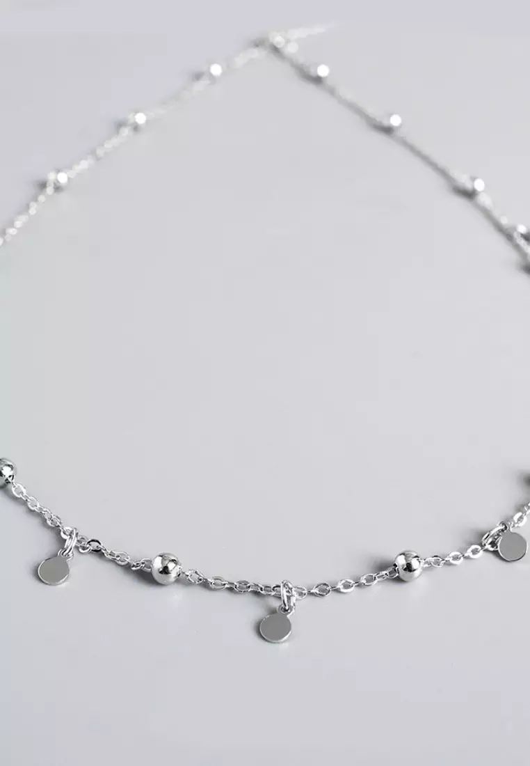 Interlocking G embellished chain bra in silver - Gucci