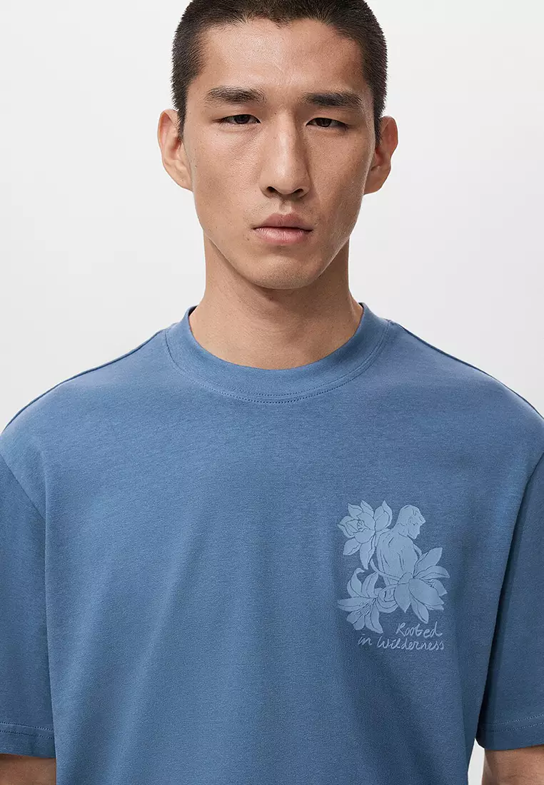 100% Cotton T-Shirt Text