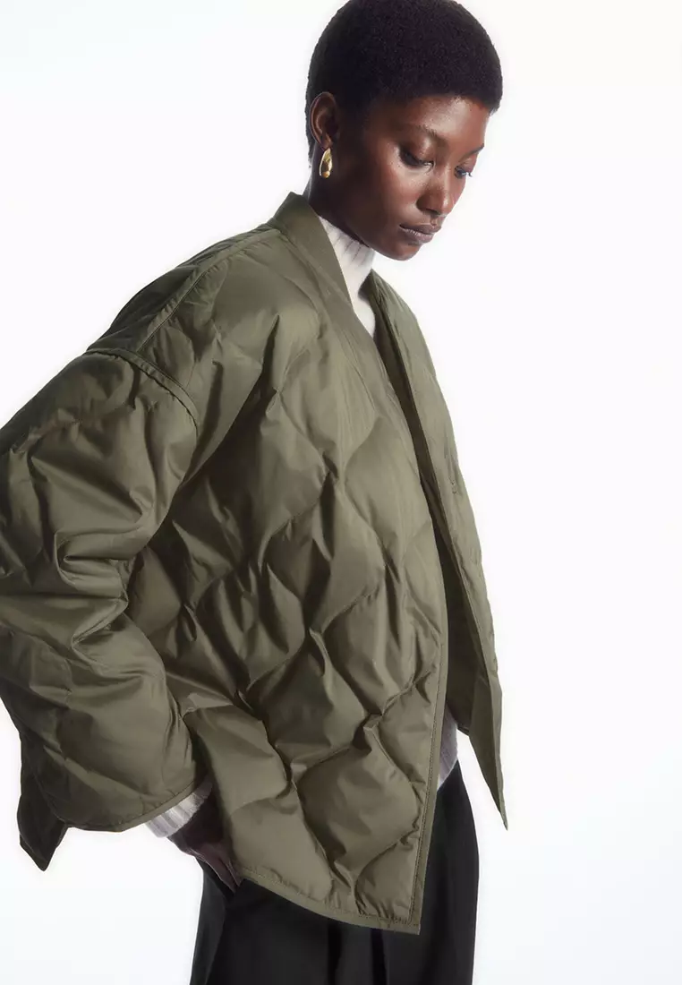 Buy COS Oversized Quilted Liner Jacket Online