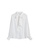 Hopeshow white Collar Ribbon Concealed Button Blouse 1858CAA1829A19GS_5