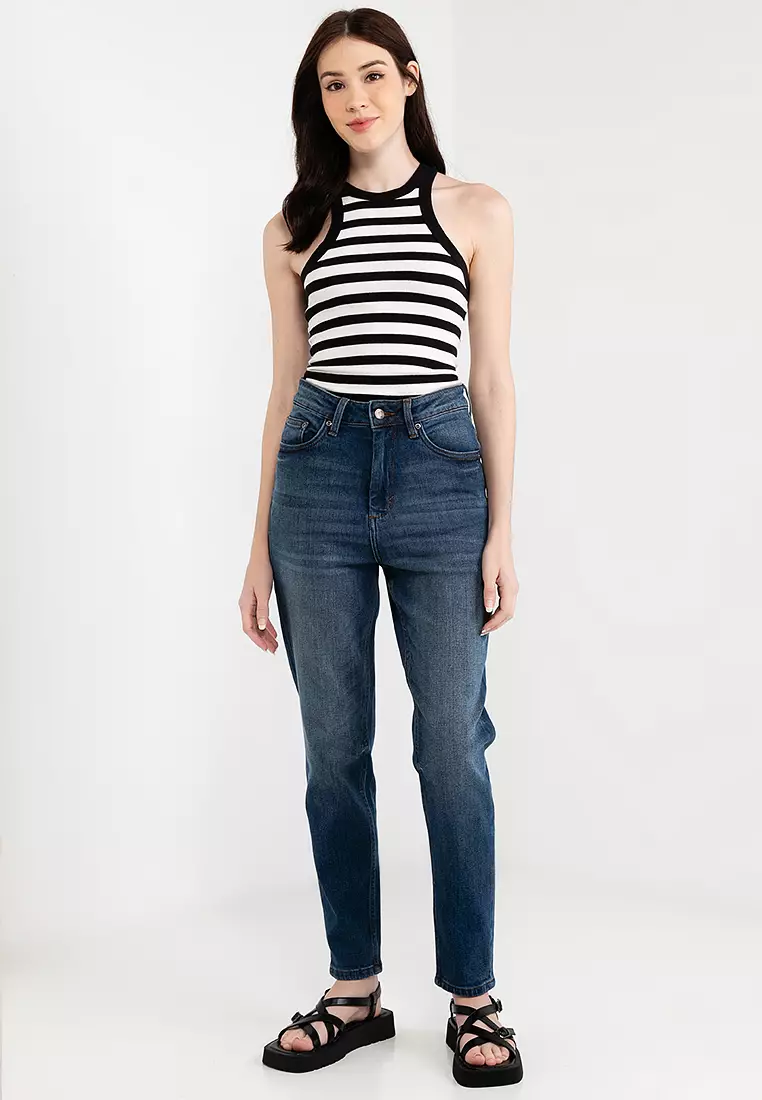 Quantic Tapered Mom Jeans