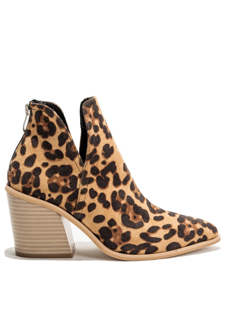 8CM Leopard Ankle Boots WTY1189-1
