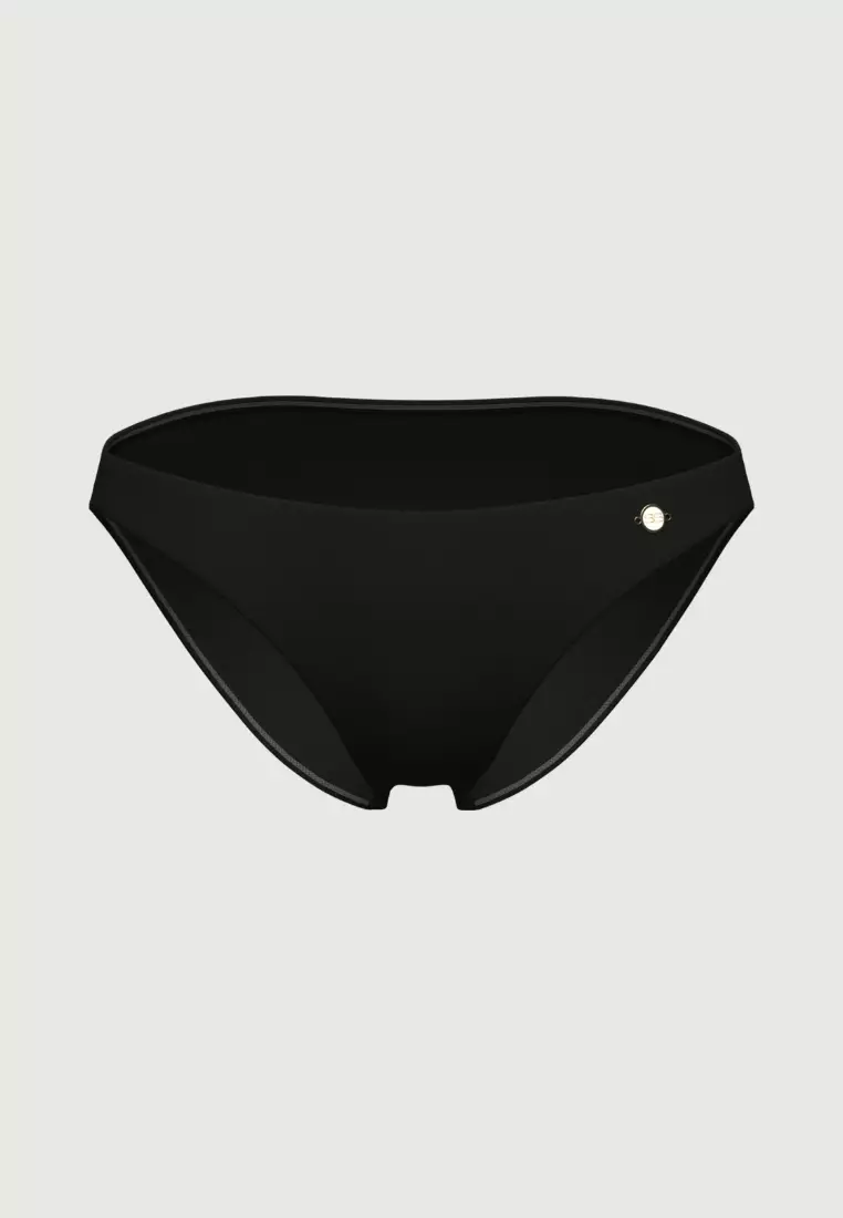 Core Solid Black Classic Bikini Bottom