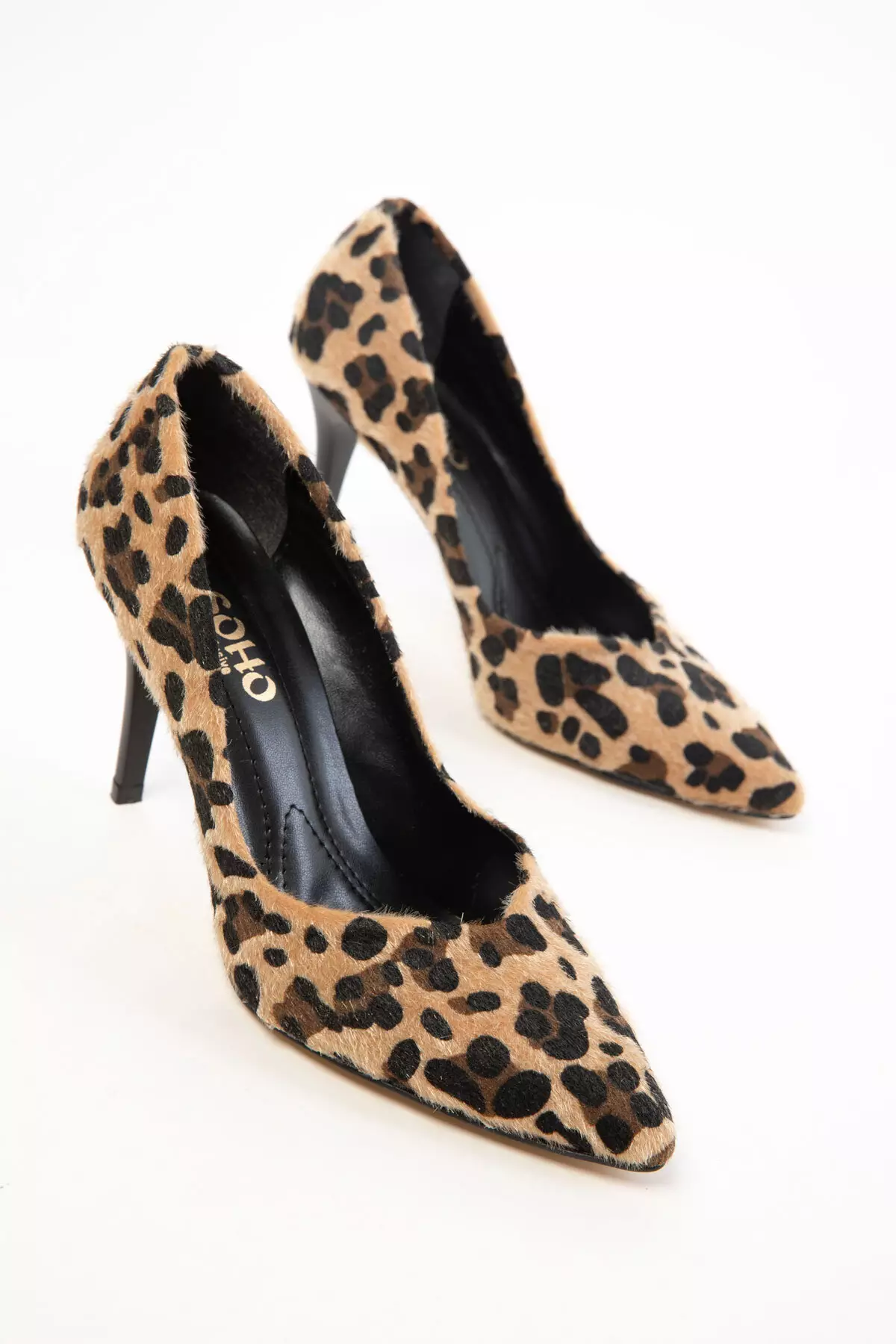Leopard Women'S Classic Heeled Shoes 19549