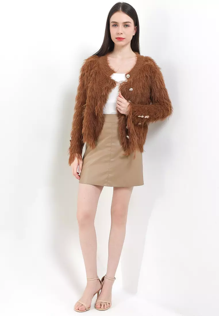 L/S Fur Jacket
