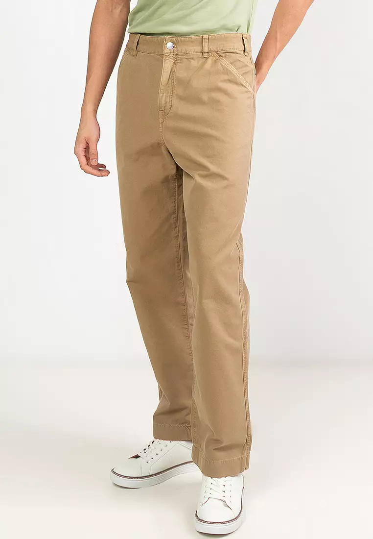 Buy Tommy Hilfiger Straight Washed Canvas Carpenter Trousers
