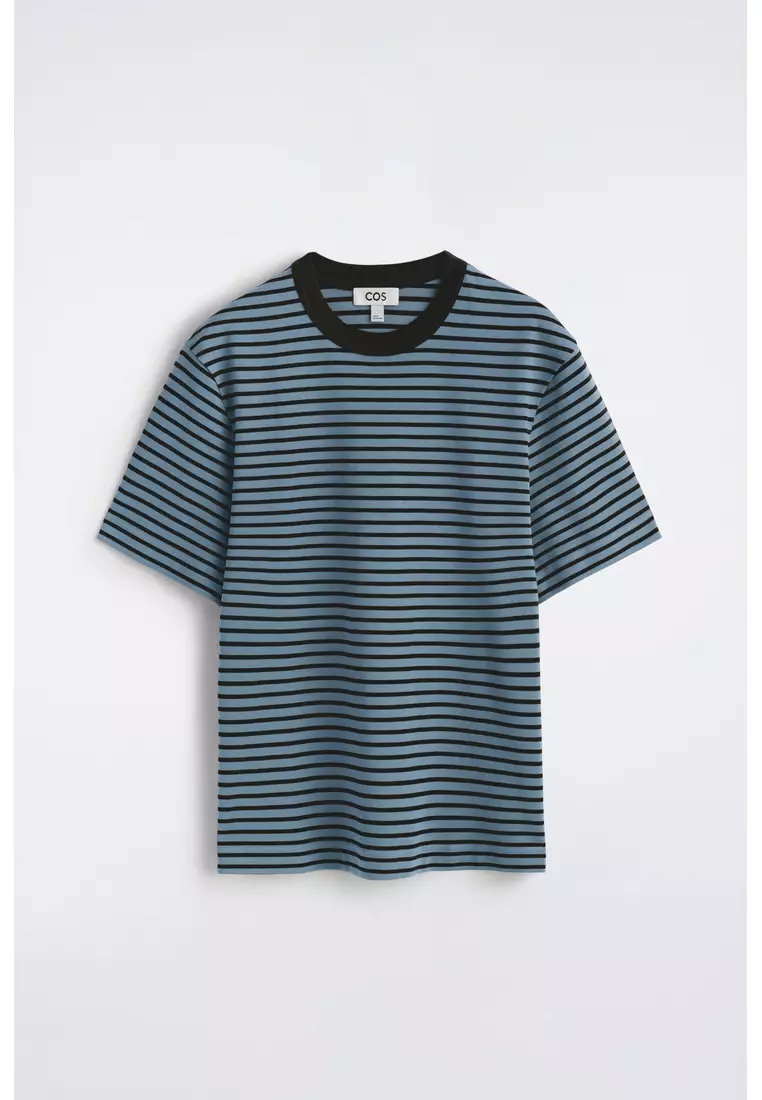 INTERLOCK COTTON CREW-NECK T-SHIRT