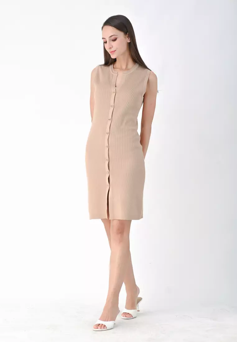 长款针织开衫（可作连衣裙）