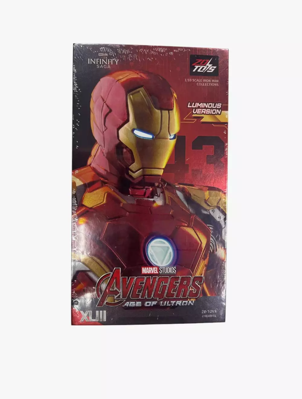 Jual Hasbro Marvel ZD Toys Iron Man MK43 with Lighting Function