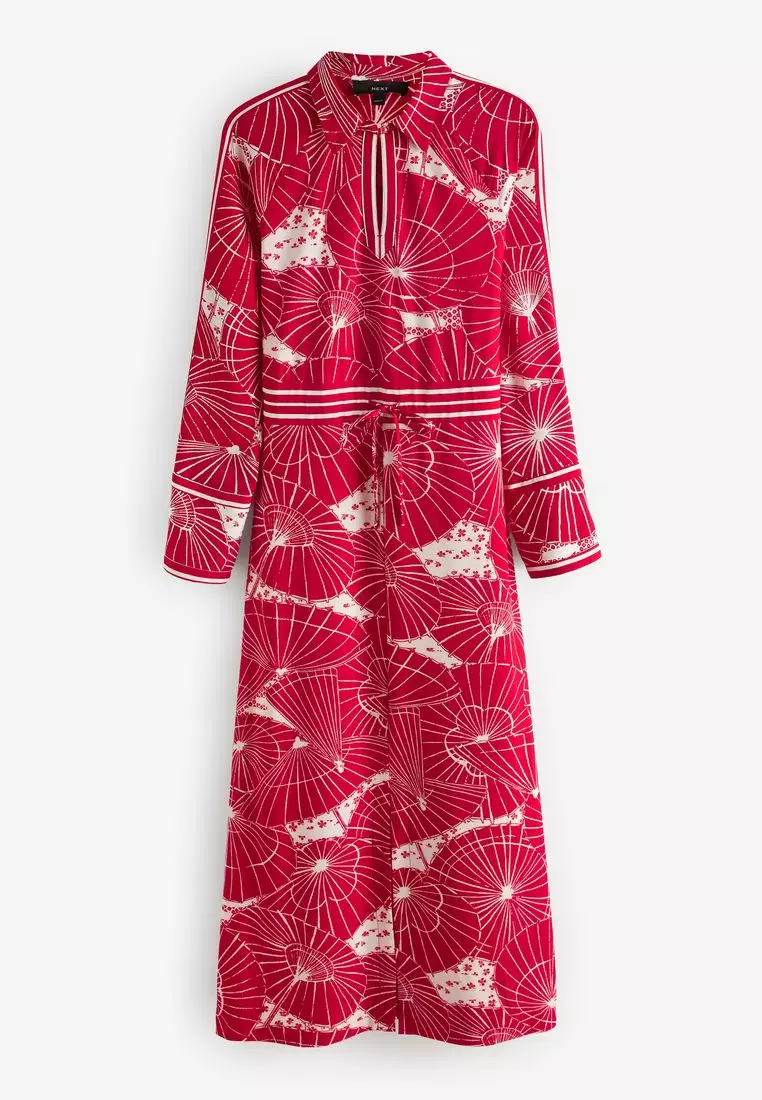 Long Sleeve Column Maxi Dress