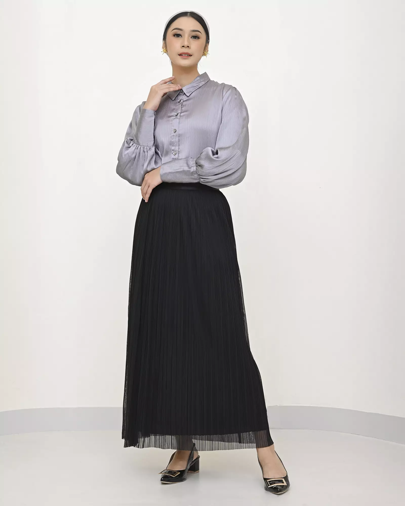 Geulis.id ELENA SKIRT / ROK WANITA - BLACK