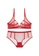 W.Excellence red Premium Red Lace Lingerie Set (Bra and Underwear) EFBE6USC209D15GS_1