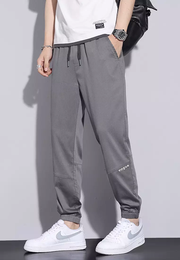 Gray top jogging pants