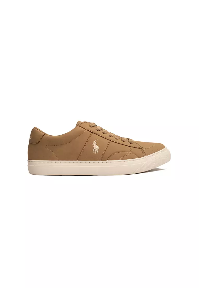 Discount on Polo Ralph Lauren  shoes - SKU: Ryley Sneaker - Khaki/Cream (122627)