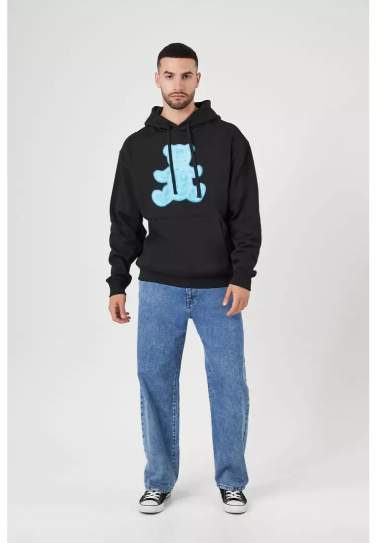 Teddy bear jacket with hoodie forever 21 store